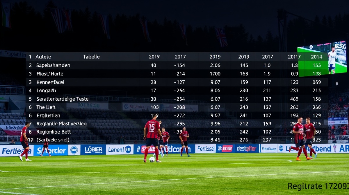 Tabelle Regionalliga Nordost 2025/26 — Die aktuelle Tabelle nach 17 Spieltagen